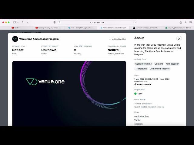 Dropsearn - best website to earn starting capital in crypto