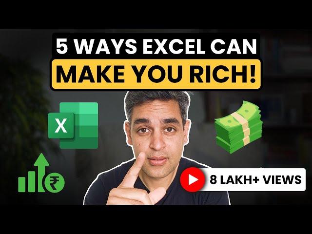 How I MADE MONEY from EXCEL and YOU CAN TOO! | Career Tips 2023 | Ankur Warikoo Hindi