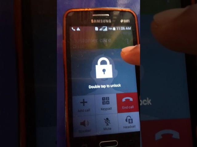 Samsung Galaxy core 2 how to call setting