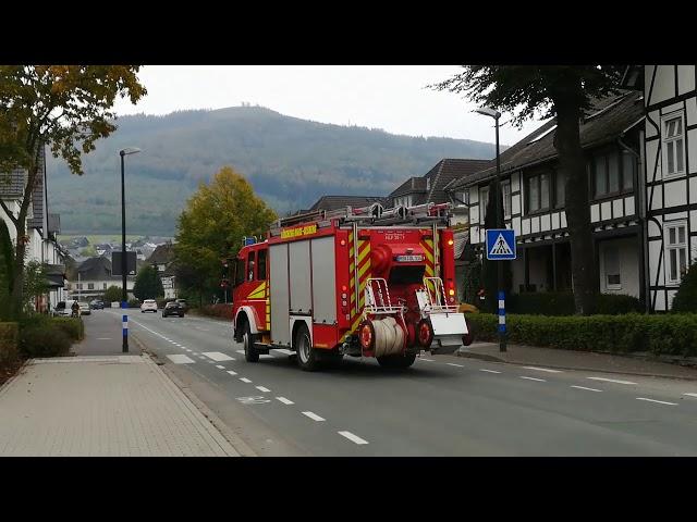 FF Bigge-Olsberg Löschzug auf Einsatzfahrt