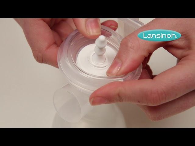 How to Assemble Your Lansinoh Manual Breast Pump