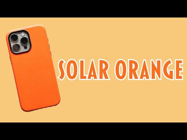 Andar's NEW  Solar Orange Aspen Case | iPhone 15 Pro Max