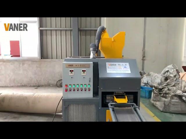 VANER C06  mini copper wire cables granulator machine with PLC. - VANER Machinery