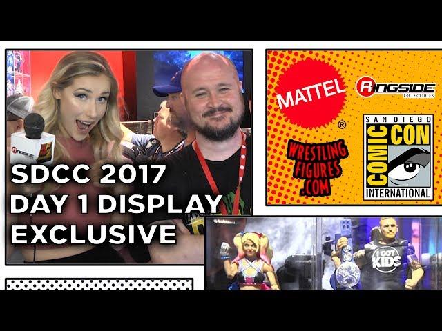 WWE SDCC 2017 - DAY 1 Figure Display! - NEW Wrestling Figures San Diego Comic Con