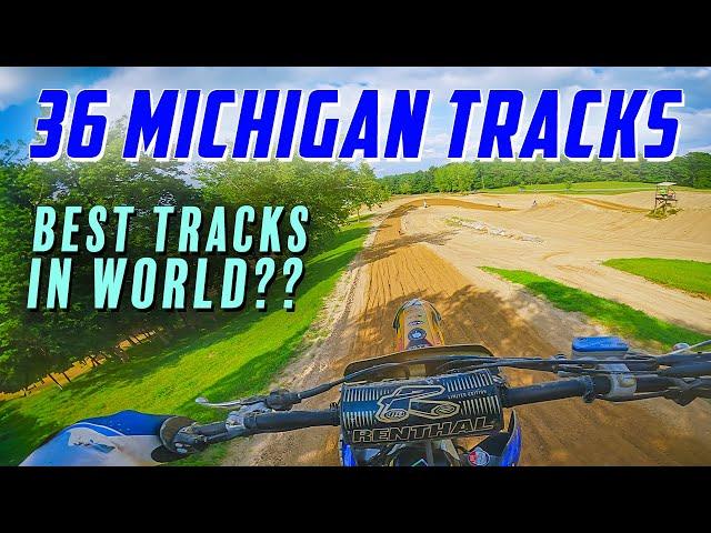 BEST MOTOCROSS TRACKS IN THE WORLD? - 36 Epic Michigan Tracks