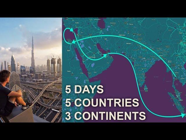 5 COUNTRIES in 5 DAYS | Thailand, Egypt, Cyprus, UAE and Indonesia