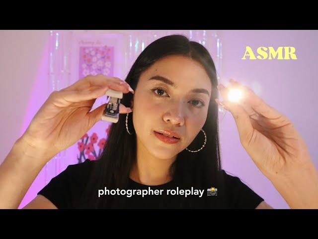 ASMR - Photographer roleplay but with light & stapler | soft spoken (bahasa melayu)