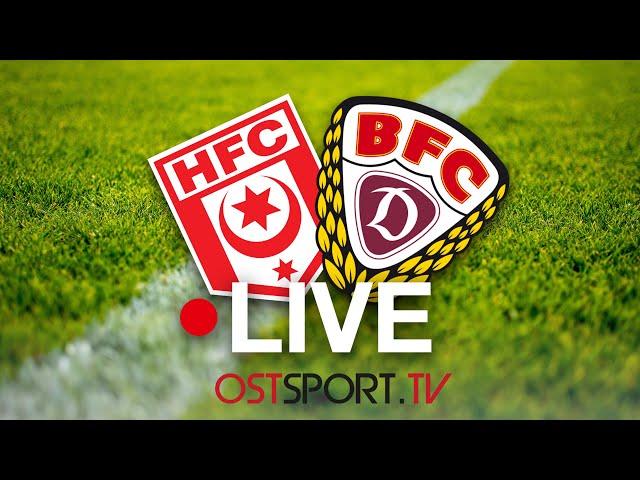 LIVE! Hallescher FC vs. BFC Dynamo | Regionalliga Nordost | SP15