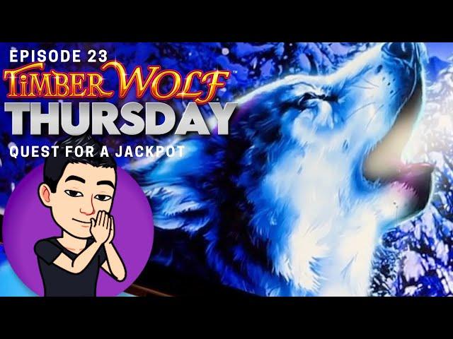 TIMBER WOLF THURSDAY!  [EP 23] THE NEVER ENDING QUEST FOR A JACKPOT!? TIMBER WOLF  Slot Machine