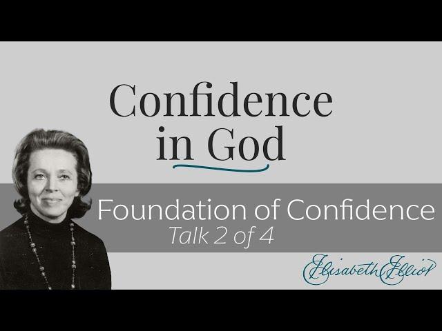 Foundation of Confidence