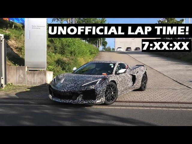 CHEVROLET CORVETTE C8 Z06 CONTINUES TESTING AT THE NÜRBURGRING! | INCLUDING UNOFFICIAL LAP TIME!