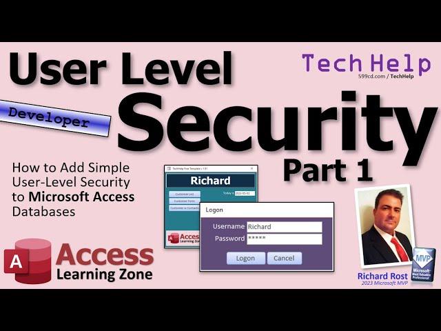 How to Add Simple User-Level Security to Microsoft Access Databases