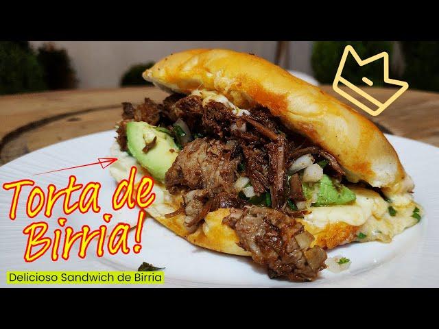 [Receta] TORTA DE BIRRIA | Te enseño cómo hacer esta delicia!