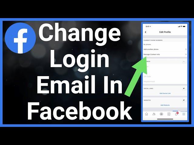 How To Change Login Email On Facebook (New Primary Email)