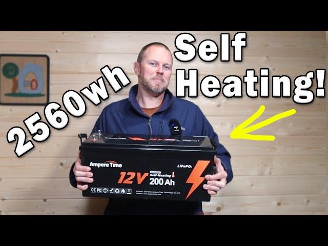 Self Heating LifePo4 Battery 12v 200ah Ampere Time (Also known as LiTime)