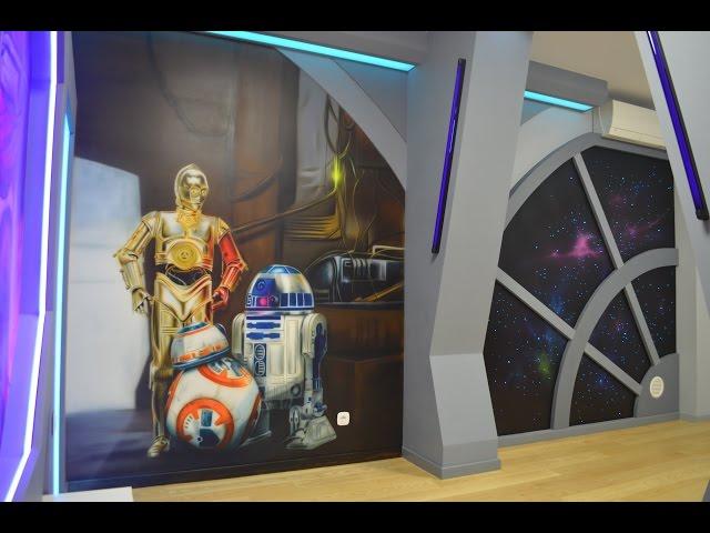STAR WARS bedroom Детская в стиле Звездных войн от студии КРЫЛЬЯ
