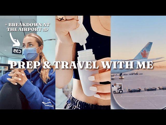 PREP, PACK & TRAVEL WITH ME TO GREECE !! (+ multiple mental breakdowns!)