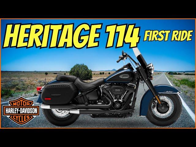 Harley Davidson Softail Heritage 114 First Ride