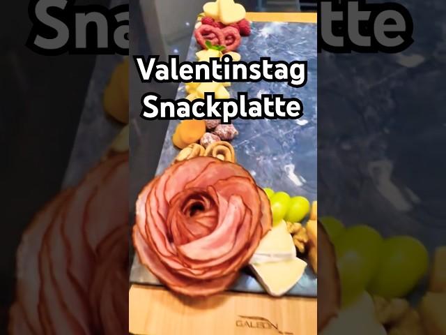 Romantische Valentinstags Snackplatte - super einfach selbstgemacht