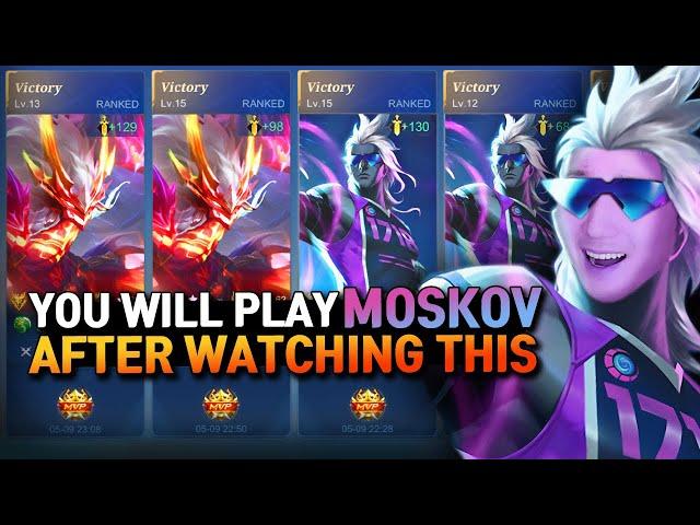 1853 matches 90% winrate!! Fast Rank up hero until Myhtical Glory! Moskov  | Mobile Legends