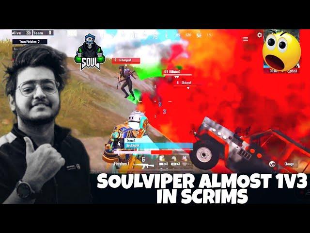 SOULVIPER OP ALMOST 1V3 IN SCRIMS | SOUL OP PERFORMANCE IN SCRIMS | PANDAHIGHLIGHTER