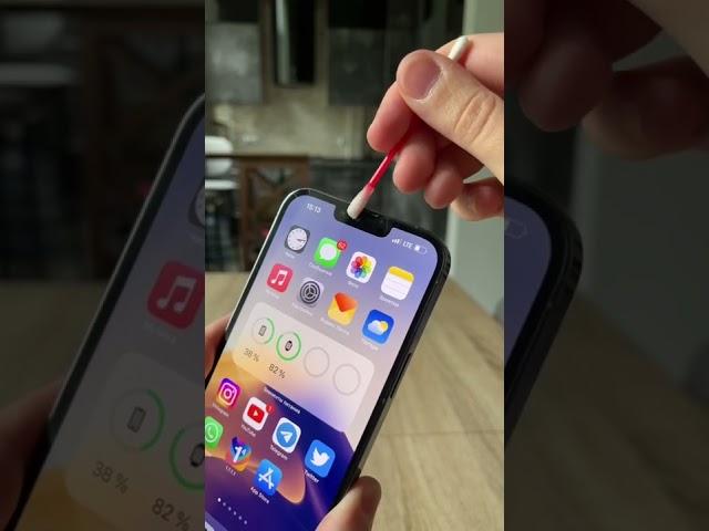 Как прочистить слуховой динамик iPhone