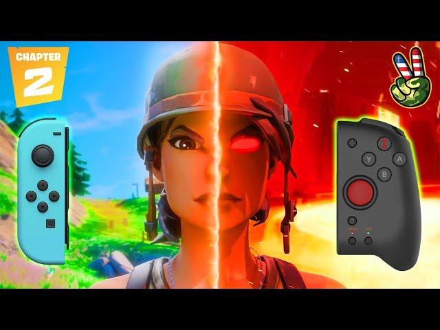 *NEW* ELITE JOYCONS ON FORTNITE! (Handheld Players 10x Skill)