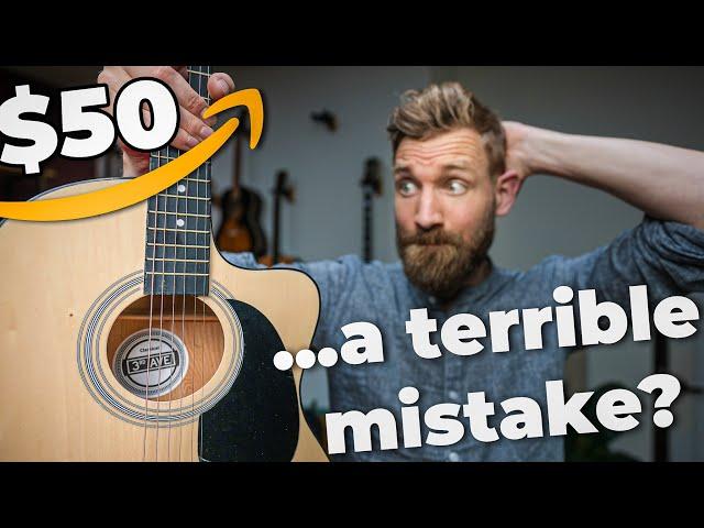 I bought the CHEAPEST GUITAR on AMAZON - A bargain or...