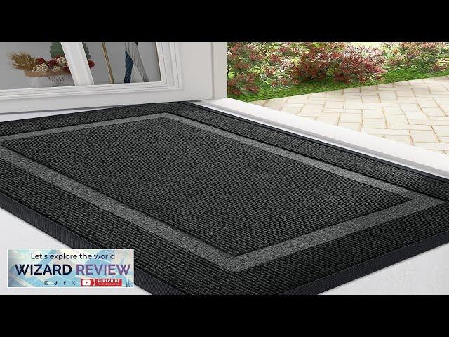 OLANLY Front Door Mat Indoor Outdoor Entrance Waterproof All-Season All-Weather Doormat Review