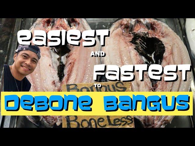 EASIEST WAY! | HOW TO DEBONE BANGUS ( MILKFISH ) | DIY #06 | JOVZ PIN