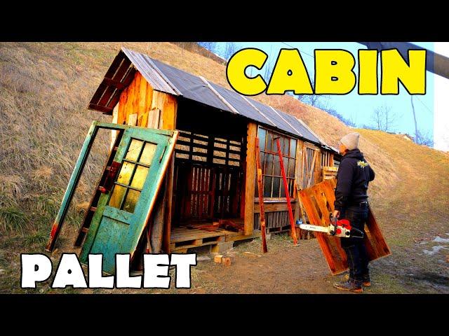 Building a CABIN from PALLETS #10