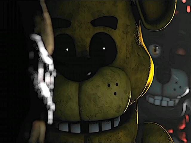 the moment golden freddy talks to springtrap