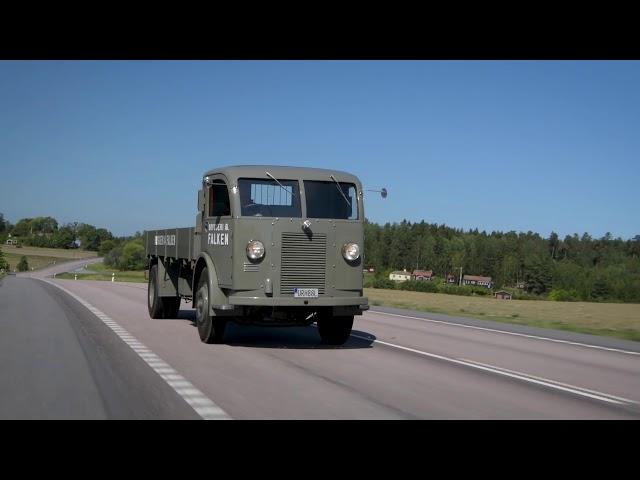 Отреставрированный грузовик выпуска 1939 года Scania «Bulldog»