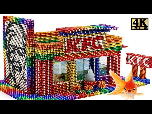 DIY - How To Build Amazing KFC Aquarium From Magnetic Balls (Satisfying) | Magnet World Series