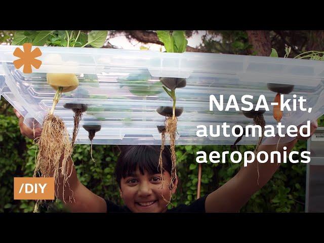 Teens create automated aeroponics garden kit with NASA tech
