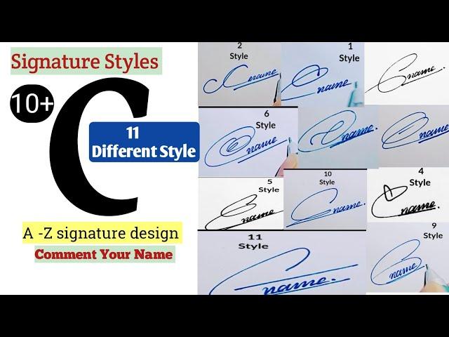 C Letter Signature Style | C Signature Style Of My Name | Letter c signature Ideas|Signature For C