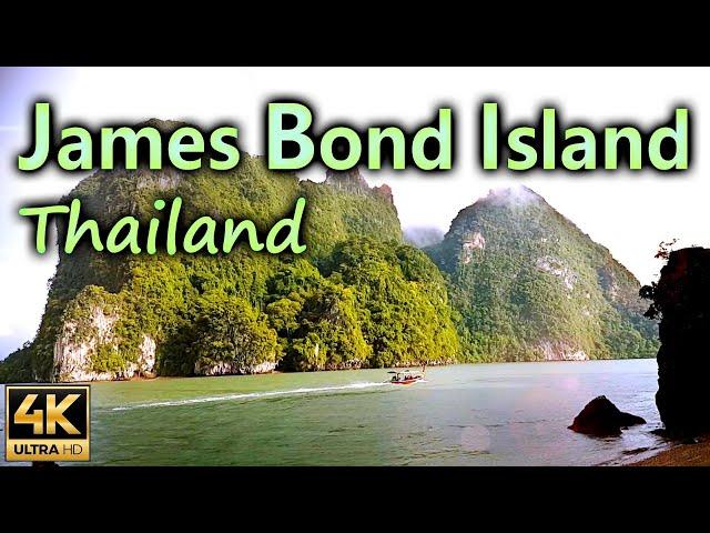 James Bond Island, Koh Panyee and Kayaking around Ko Hong Island, Phuket / Thailand / 4K