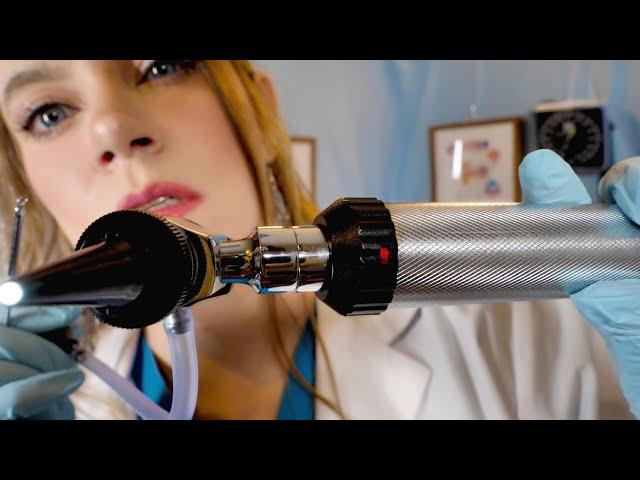 ASMR Hospital Unclogging Your Ears | Ear Cleaning | Hearing Test