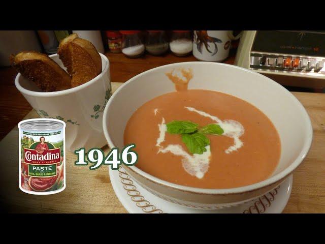 1940s Cream of Tomato Soup Recipe | Contadina Tomato Paste