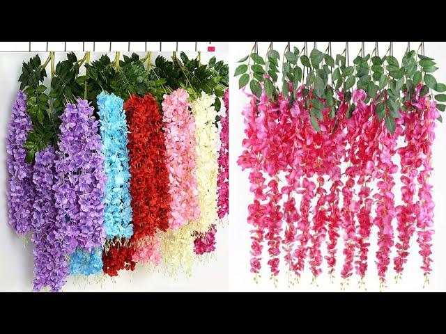 DIY Cara Membuat Bunga Wisteria dari Plastik Kresek | Wisteria Flower From Plastic Bag