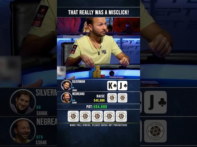 That really was a MISCLICK!  #poker