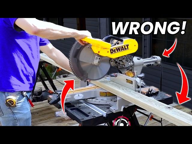 99% of Beginners Don't Know These Miter Saw Mistakes to Avoid!