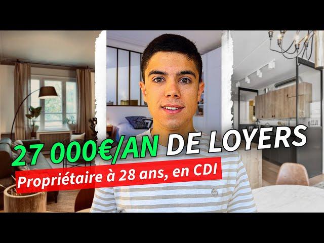 Mon propriétaire de 28 ans génère 2 250€/mois grâce à ses loyers !