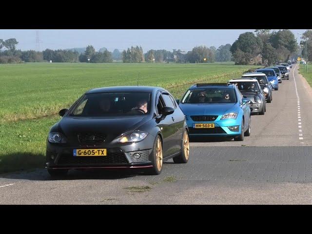 Hot Hatches & Sports Cars Accelerating | Seat Cupra R, Golf 7R, Passat R36, A45 AMG, Opel OPC