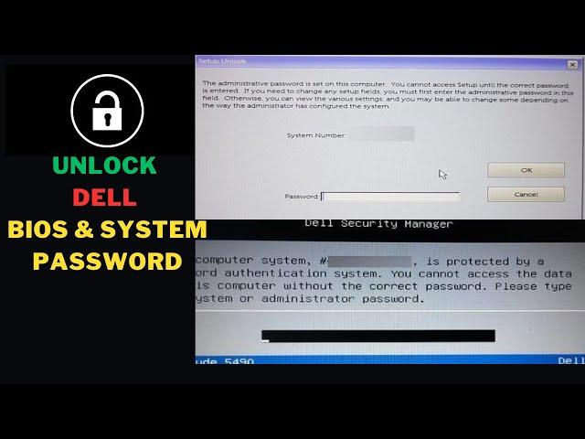 Unlock Dell Bios & System Password : Easy Step-By-Step Guide Without Any Tools!