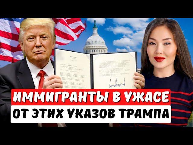 Шокирующие указы Трампа! Что будет с иммиграцией в США? Иммиграционный юрист США Айя Балтабек