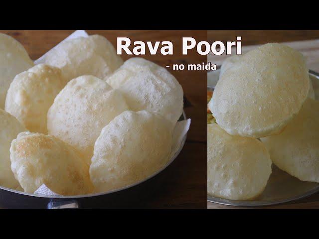 Rava poori | Samolina puri | Sooji poori | Rava Breakfast Recipe | Easy Rava Breakfast