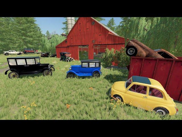 Buying Abandoned barns full of classic cars | Farming Simulator 22