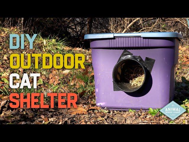 DIY Outdoor Cat Shelter