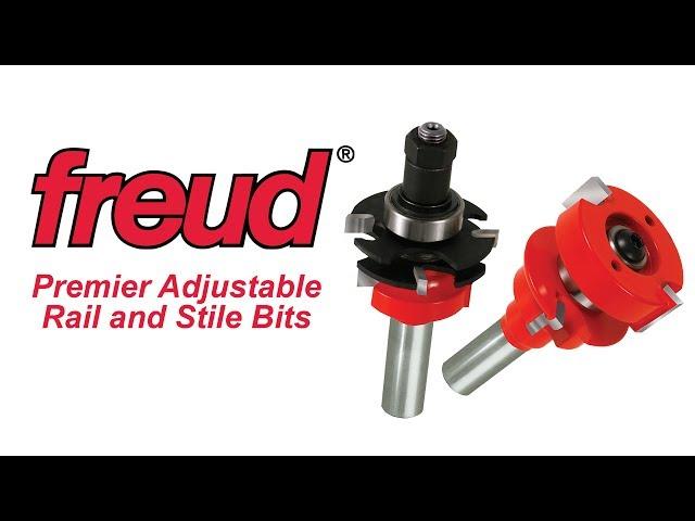 Freud Premier Adjustable Rail & Stile Router Bit Sets